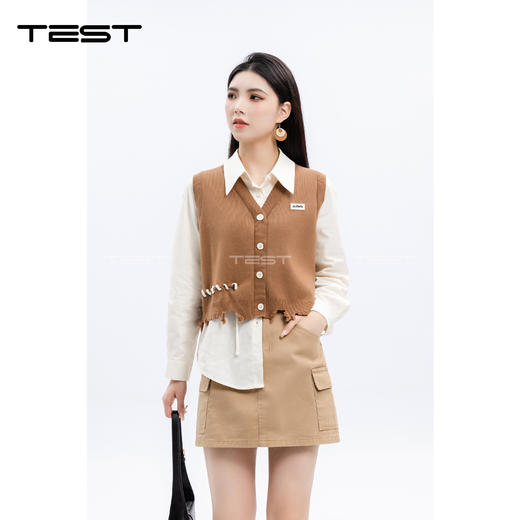 秋上新时尚潮流美拉德色系两件套1233060 商品图0