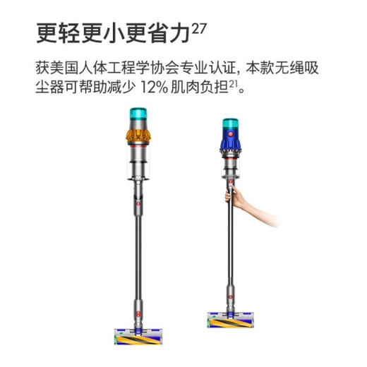 DYSON戴森 V12 Detect Slim Fluffy轻量吸尘器【2022年款】 商品图2