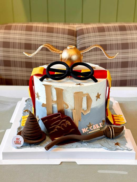 哈利波特 金色飞贼 眼镜蛋糕 商品图0