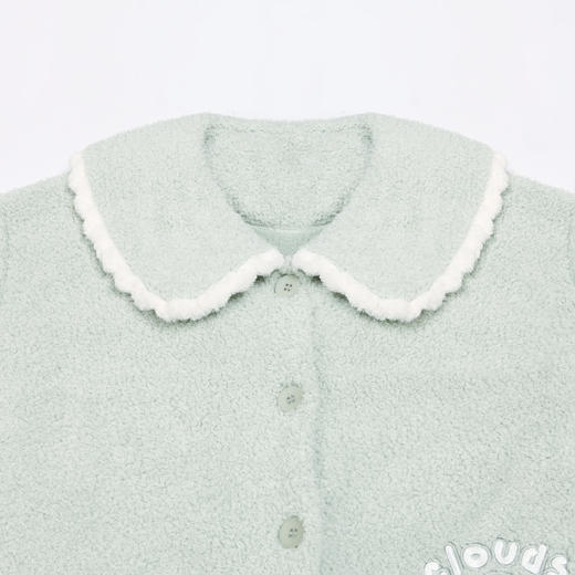 都市丽人生活家居女士睡衣长毛绒女士法兰绒睡裙厚款单件袍LH37A2 商品图5