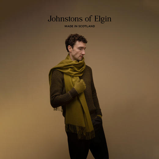 Johnstons of Elgin男士纯羊绒针织手套 商品图2