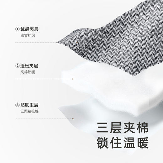 [商场同款]英氏婴儿衣服男宝宝夹棉加绒保暖连体衣秋冬新款 商品图3