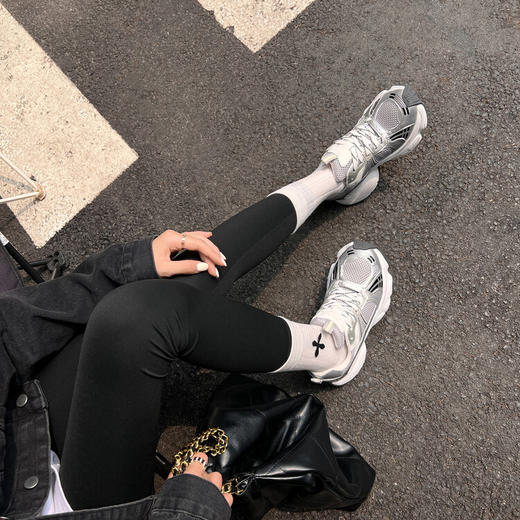 西村名物2023年秋季新款厚底拼色运动鞋圆头潮流百搭老爹鞋D23CM32551 商品图6