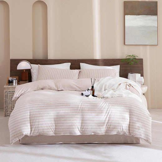 無印良品全棉针织棉四件套-摩登风尚 商品图0