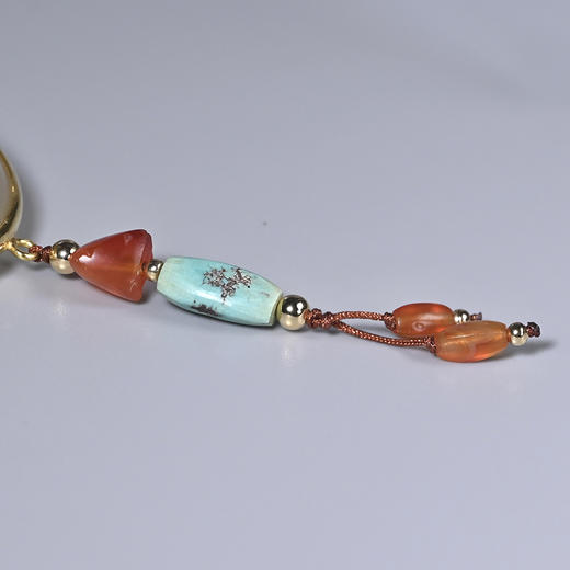 战国玛瑙环+西亚高古绿松石红玛瑙项链 商品图8