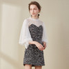 欧芮儿2018秋装荷叶边吊带上衣毛呢半身裙女短裙时尚套装裙 商品缩略图0