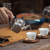 臻宝堂-汲直壶纯银泡茶壶纯手工锤纹(规矩锤纹)200ml（样品） 商品缩略图3