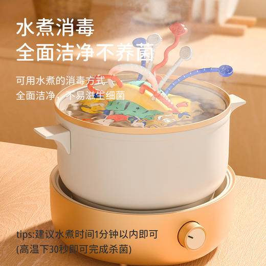 【餐椅玩伴！哄饭小能手】婴儿玩具抽抽乐，手部精细动作训练，硅胶餐盘拉拉乐益智早教宝宝0一1岁li 商品图2