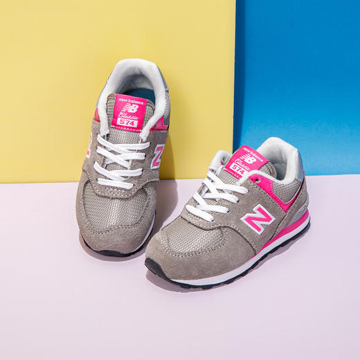 New Balance NB 574系列童鞋 简约百搭 减震舒适儿童运动鞋 商品图0