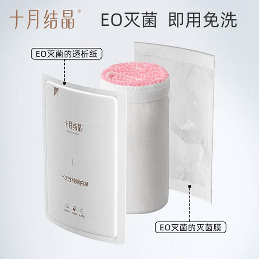 【产后必备的好帮手】十月结晶一次性内裤产妇产后用品孕妇待产女旅行纯棉，柔软舒适，呵护女性健康与品质生活。ry-sh 商品图1