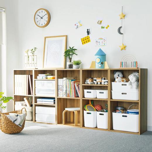 Nclick 收纳柜 2/3层 常规/宽 附加层板 白色/浅棕/中棕 商品图0