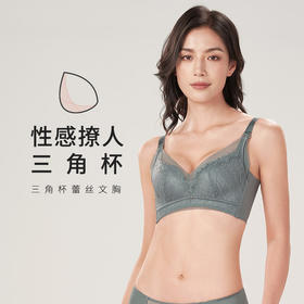 都市丽人舒软挺塑AB杯适穿蕾丝调整型文胸薄款3/4杯塑身文胸无钢圈内衣四排扣LJ32K7