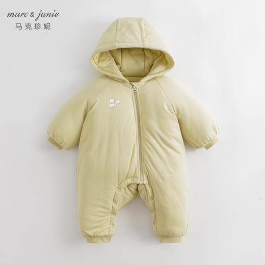 【保暖杜邦棉】马克珍妮冬装新款 男女宝宝婴儿连帽连体衣231175 商品图1