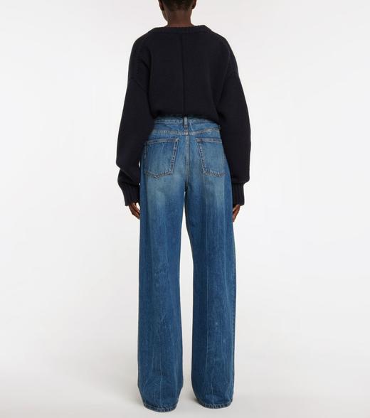 TR直筒斑驳牛仔裤 商品图5