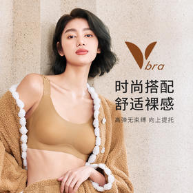 都市丽人Vbra泳布零感内衣薄款3/4杯无钢圈无排扣LB368N