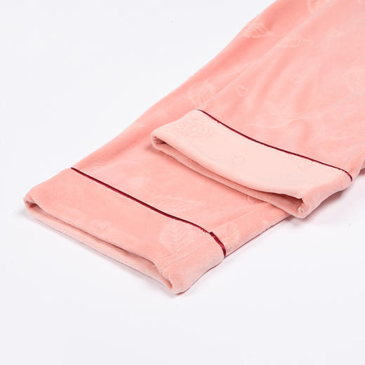 都市丽人好睡好眠女士睡衣双面法兰绒厚款长袖长裤类家居服套装LH32L9 商品图8