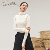 疗愈羊绒|羊绒抽条翻领打底衫SJF95W449K 商品缩略图0