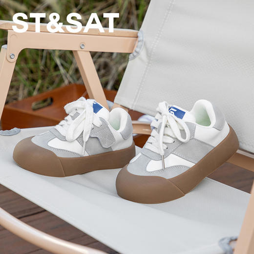 【童鞋】星期六复古阿甘鞋百搭平底板鞋童鞋SS33192L57 商品图4