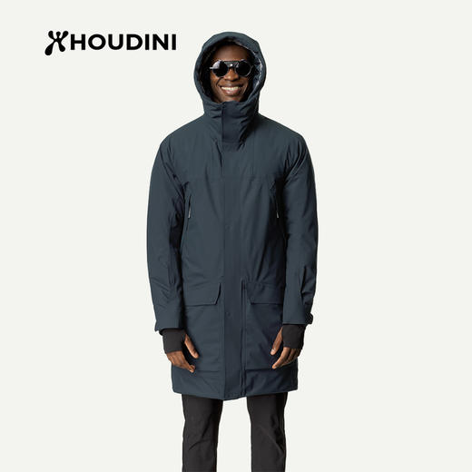 HOUDINI胡丁尼 Fall in Parka 立秋 男款保暖棉服带帽大衣外套248514 商品图2