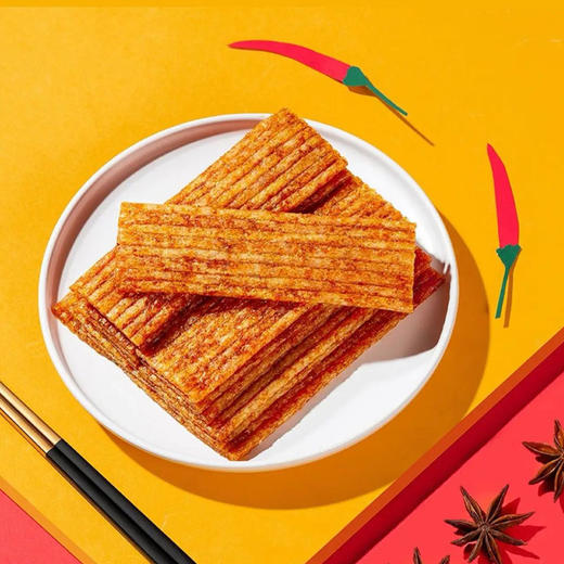 【69元任选】源氏大面筋辣条500g*1袋 商品图0