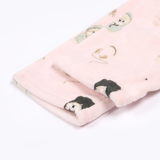 都市丽人眯雅佳女士双面法兰绒厚款长袖长裤类家居服套装LH31E8 商品图8