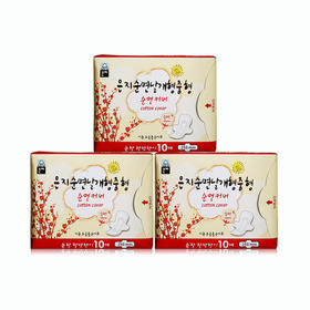 KJ 恩芝韩国原装进口超薄日用卫生巾250mm10片纯棉柔亲肤透气
