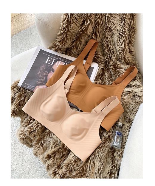 冰丝超薄面膜布凉感文胸特调可可（凉皮果冻款）文胸017 商品图0