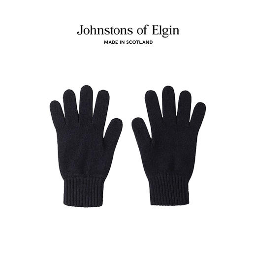 Johnstons of Elgin男士纯羊绒针织手套 商品图3