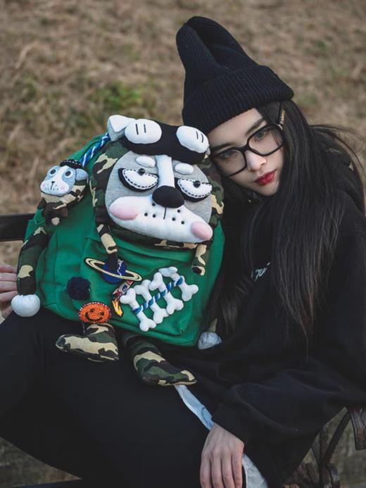 深山集市哈士奇狗狗双肩包 商品图2