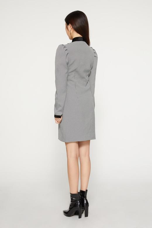 Le Malene 复古千鸟格连衣裙 9534 商品图2