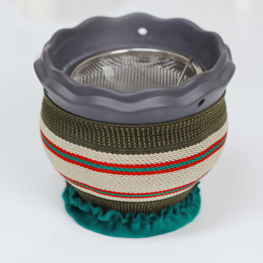 3透气孔砭石双层莲花艾灸罐 商品图1