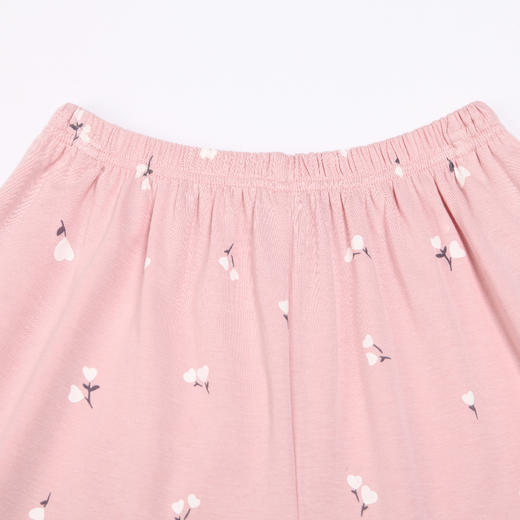 都市丽人40支CVC双面女士棉质薄款长袖长裤类家居服套装LH31G5 商品图6