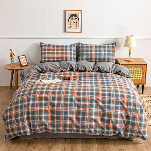 無印优品全棉斜纹四件套-索格 商品图0