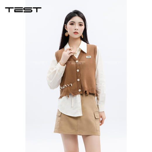 秋上新时尚潮流美拉德色系两件套1233060 商品图2