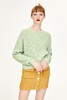 URBAN REVIVO 浅绿色针织上衣 9631 商品缩略图0