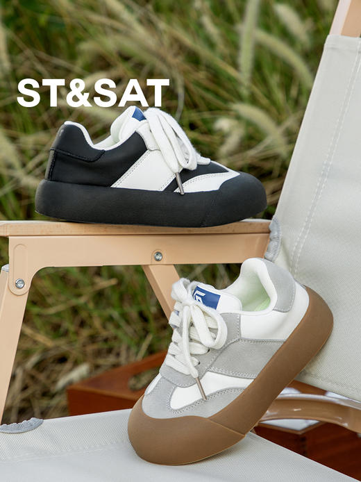 【童鞋】星期六复古阿甘鞋百搭平底板鞋童鞋SS33192L57 商品图5