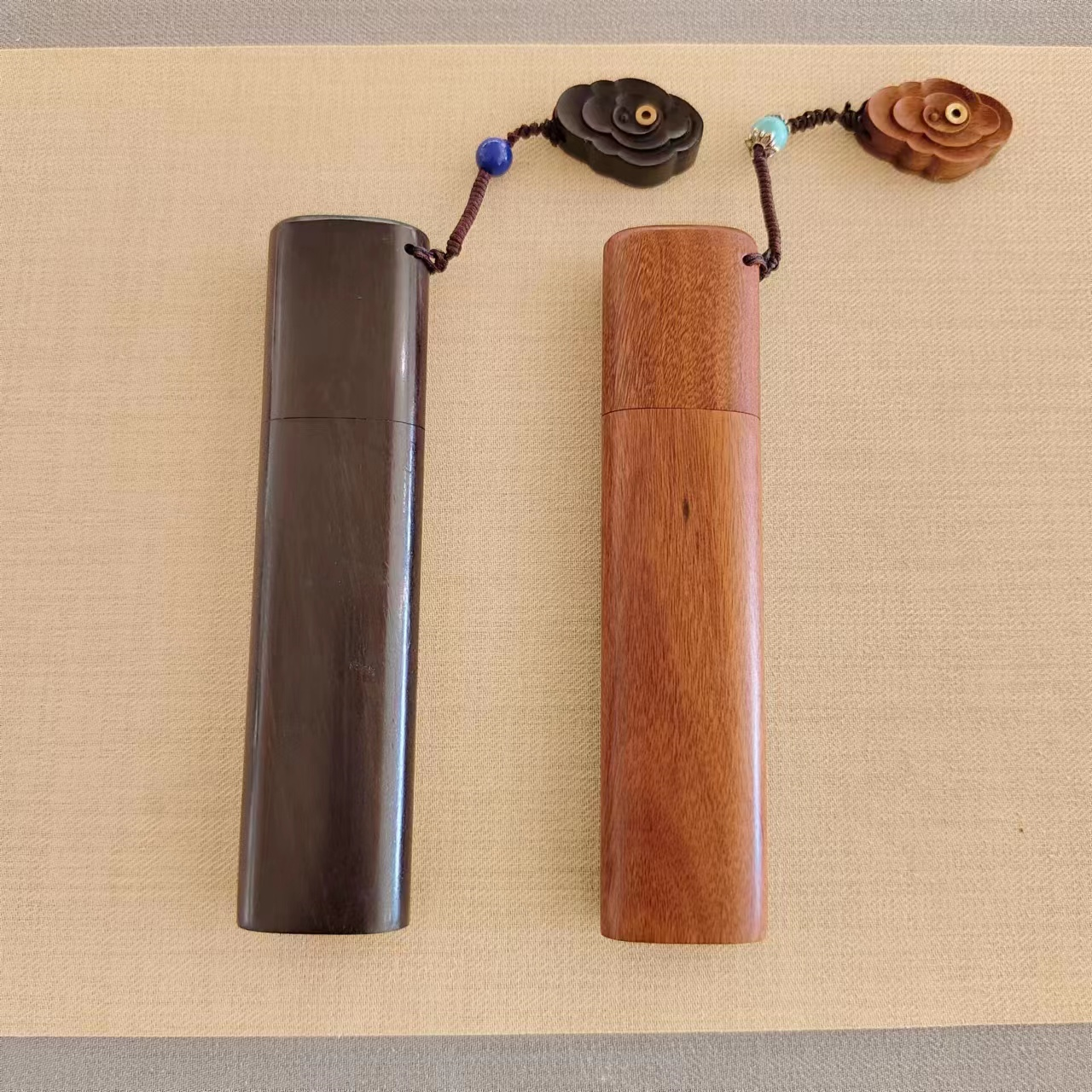 祥云°酸枝&紫光檀掌中宝