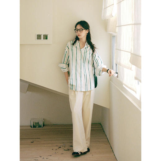 Even Vintage | 早秋神裤 韩系显瘦直腿百搭直筒宽松休闲裤女秋冬 商品图1