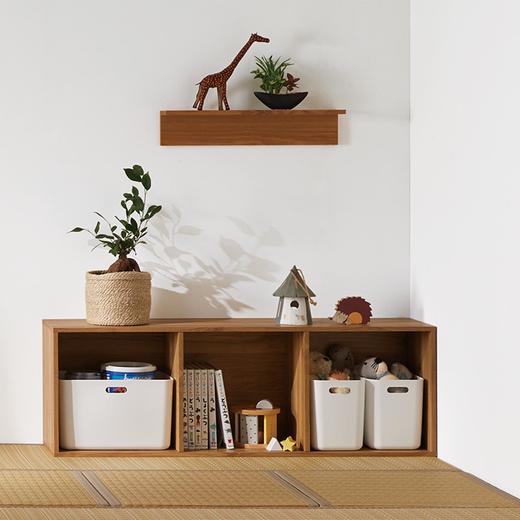 Nclick 收纳柜 2/3层 常规/宽 附加层板 白色/浅棕/中棕 商品图4