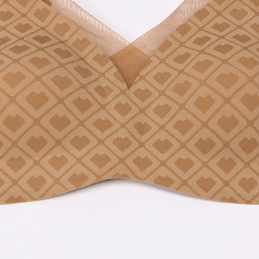 都市丽人Vbra泳布零感内衣薄款3/4杯无钢圈三排扣LB367N 商品图5