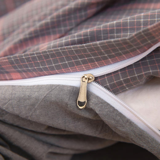 無印良品水洗色织全棉四件套-雅致格爵 商品图3