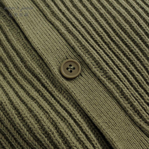 【户外风】马克珍妮秋装新款 男女童宽松V领针织开衫231935 商品图4