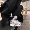 西村名物2023年秋季新款厚底拼色运动鞋圆头潮流百搭老爹鞋D23CM32551 商品缩略图7