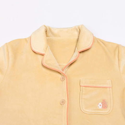 都市丽人好睡好眠女士睡衣海岛绒厚款长袖长裤类家居服套装LH30C1 商品图4