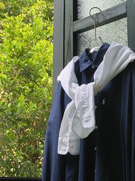 RL小马刺绣亚麻衬衫