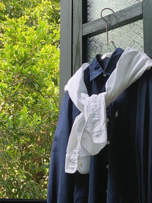 RL小马刺绣亚麻衬衫 商品图0