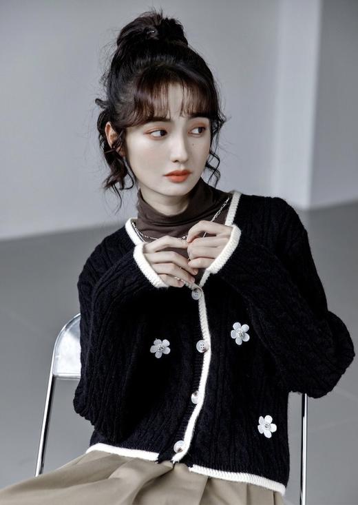 Im Presionismo梅花小香针织开衫 商品图4