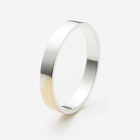 北京仓｜TORAFU-SQUARE-标准款 18K黄金镀银 戒指 （单只）［日本设计师］