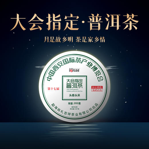 2023年西安国际茶博会大会指定普洱生茶易武正山357g 商品图7