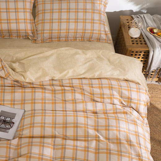 無印优品全棉斜纹四件套-春风南岸 商品图1